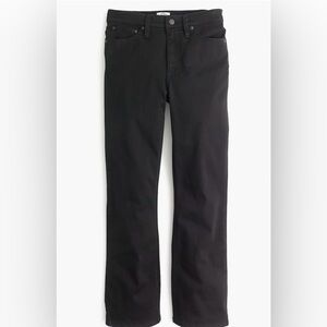 J. Crew Black 9” Demo Boot Crop Jeans.  Size-27 Petite. Elevated Basics